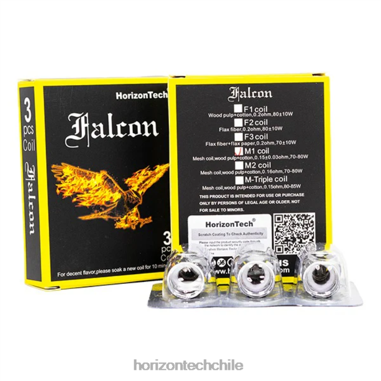 HorizonTech Falcon bobinas (paquete de 3) bobina de malla m1 0.15ohm - Horizon Tech Vape 2ZV4Z162
