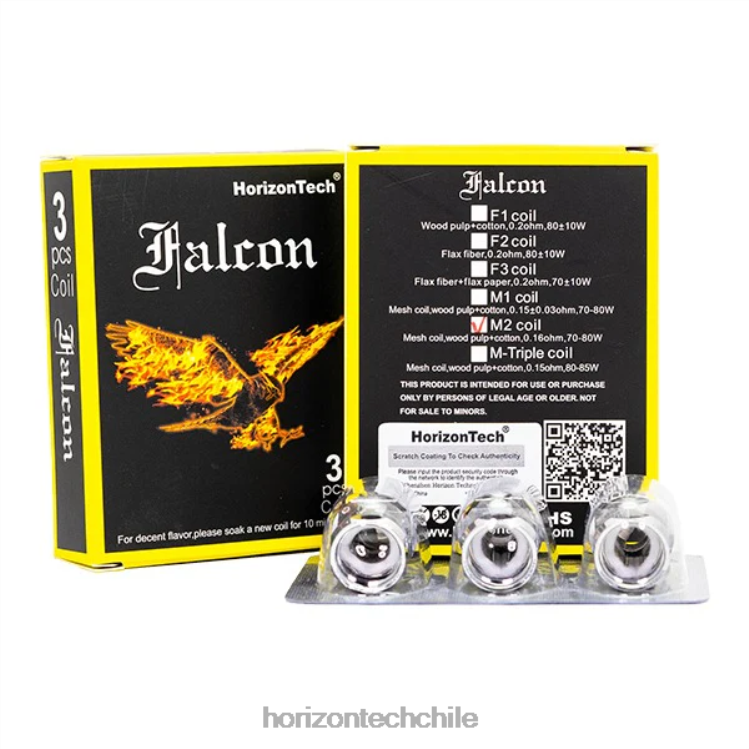 HorizonTech Falcon bobinas (paquete de 3) bobina de malla m2 0.16ohm - Horizon Tech Vape Coils 2ZV4Z164