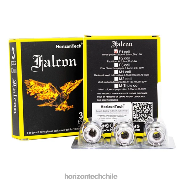 HorizonTech Falcon bobinas (paquete de 3) bobina f1 0.2ohm - HorizonTech Santiago 2ZV4Z7