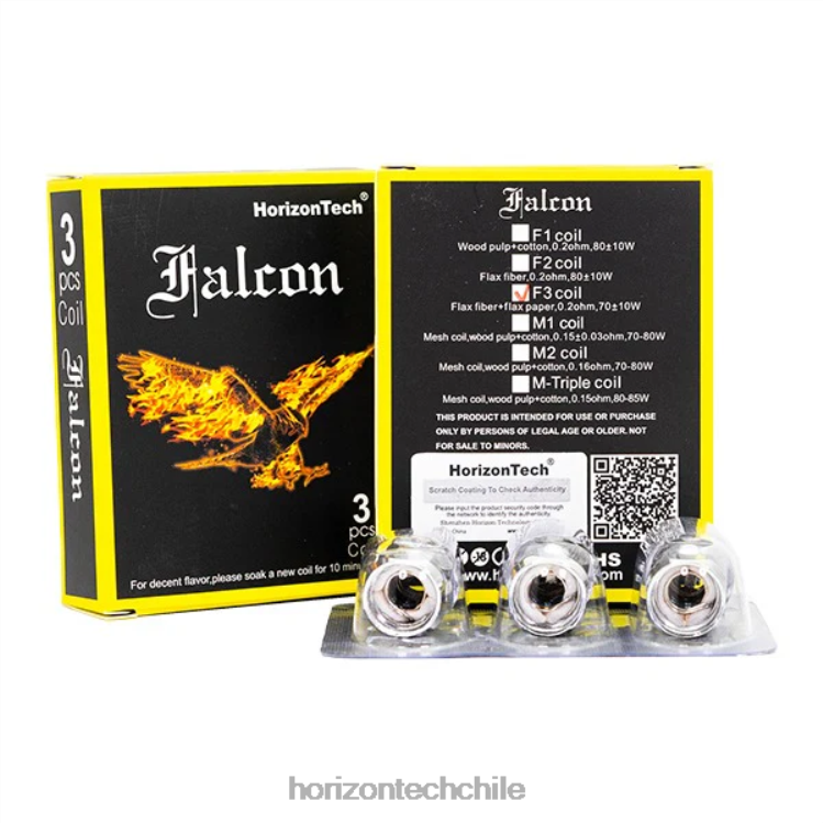HorizonTech Falcon bobinas (paquete de 3) bobina f3 0.2ohm - HorizonTech Disposable Vape 2ZV4Z161
