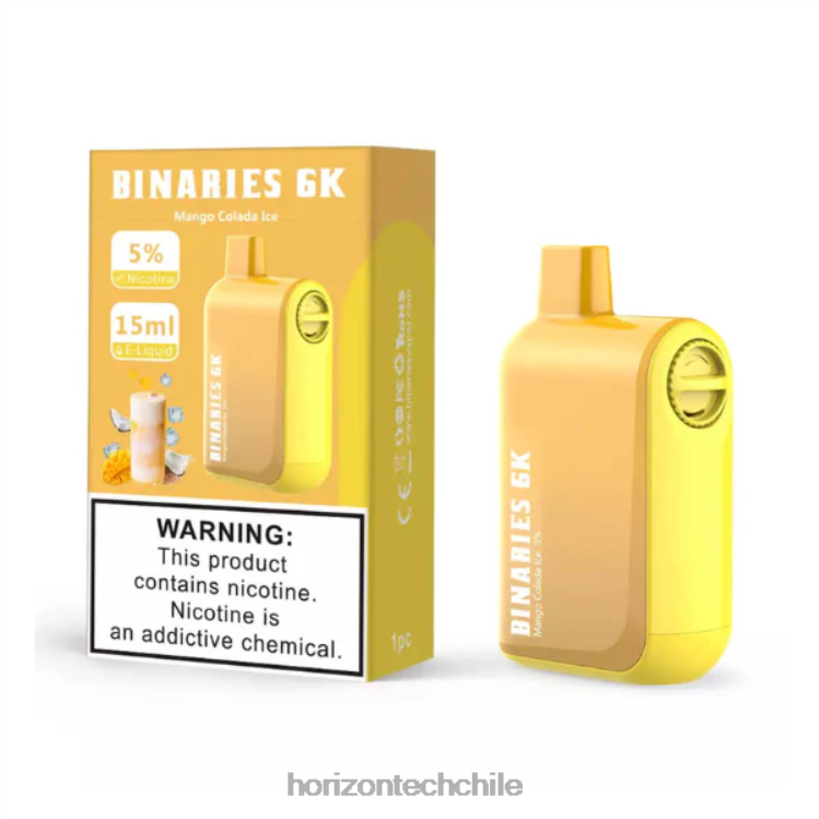 HorizonTech Binaries Cabin desechable 15ml hielo de mango colada - Horizon Tech Vape Tank 2ZV4Z49