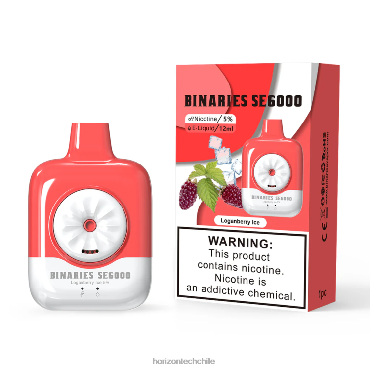 HorizonTech Binaries Cabin desechable se 12ml hielo de arándano - Horizon Tech Coils 2ZV4Z155