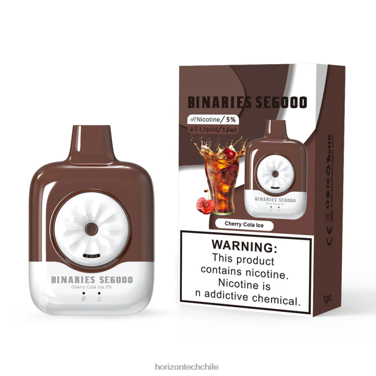 HorizonTech Binaries Cabin desechable se 12ml hielo de cola de cereza - Horizon Tech Coils 2ZV4Z135