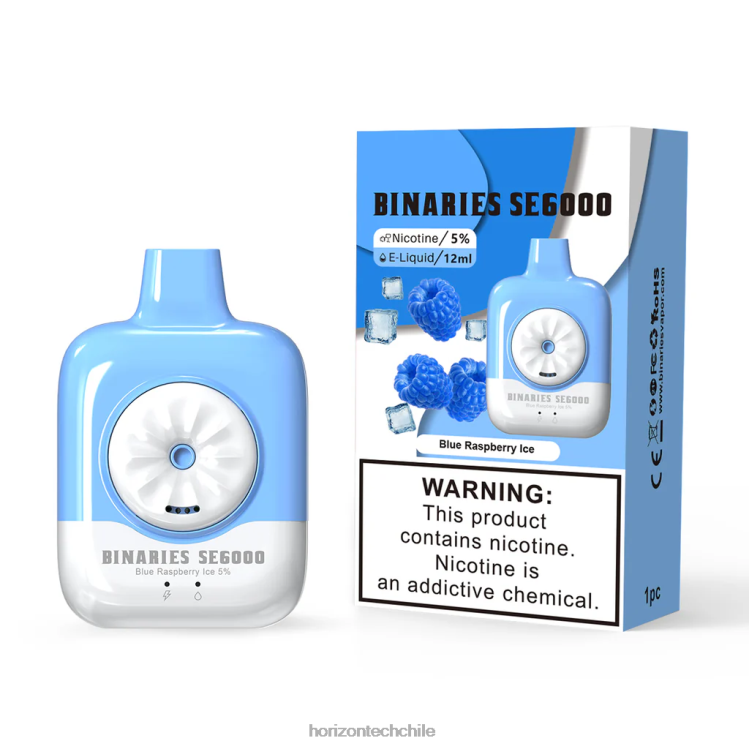 HorizonTech Binaries Cabin desechable se 12ml hielo de frambuesa azul - Horizon Tech Coils 2ZV4Z125