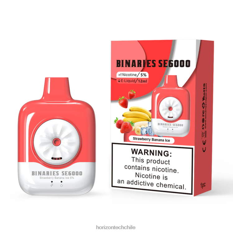 HorizonTech Binaries Cabin desechable se 12ml hielo de fresa y plátano - Horizon Tech Vape Coils 2ZV4Z134