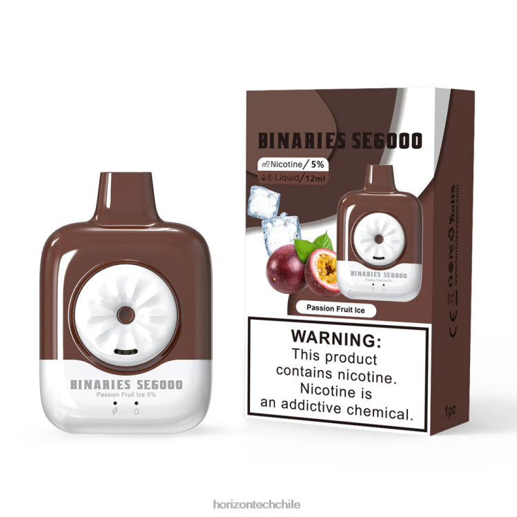 HorizonTech Binaries Cabin desechable se 12ml hielo de maracuyá - HorizonTech Chile 2ZV4Z146
