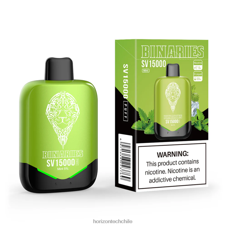 HorizonTech Binaries Cabin desechables menta - HorizonTech Vape Kit 2ZV4Z90