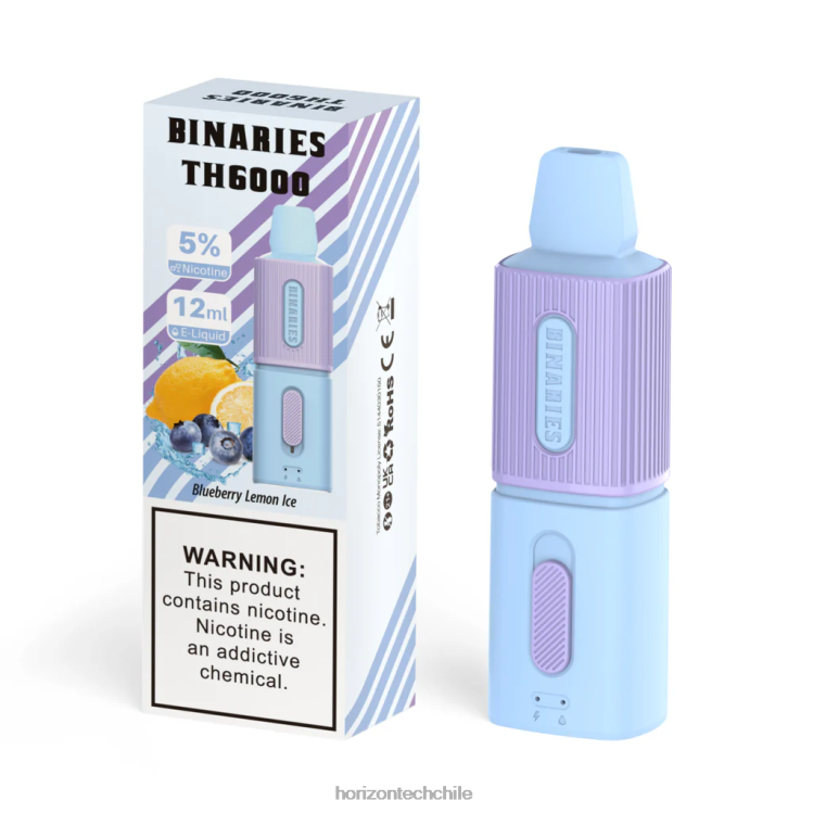 HorizonTech Binaries Cabin th6000 desechable 12ml hielo de limón y arándanos - Horizon Tech Coils 2ZV4Z115